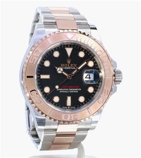 rolex yacht master rose gold black dial|Rolex Yacht-Master 40 126621.